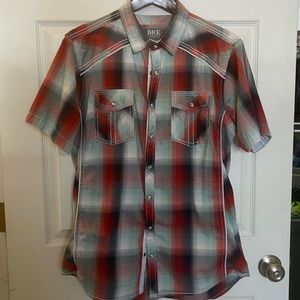 Men’s BKE Size L Short Sleeve Dress Shirt